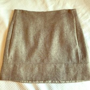 EUC J.Crew Factory Wool Blend Skirt w Pockets - 00